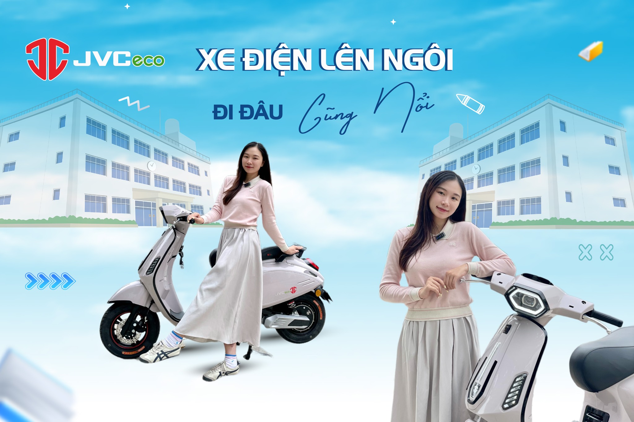 Xe điện JVC - khẳng định chất lượng và thương hiệu