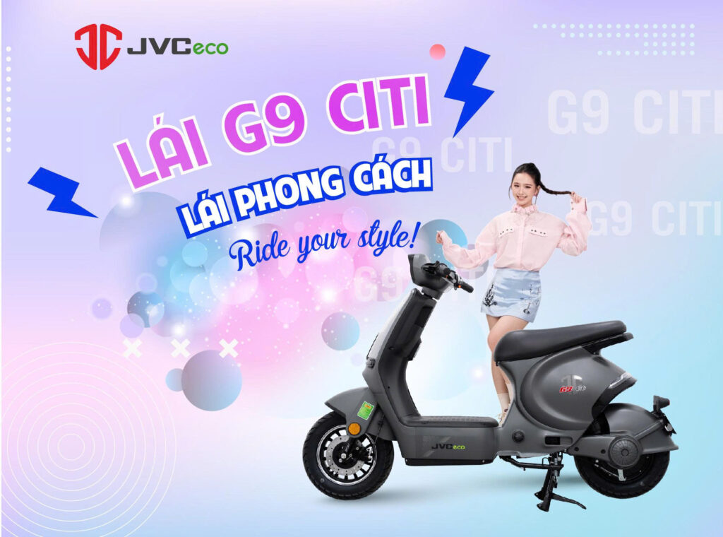 Vì sao xe điện JVC G9 Citi được nhiều phụ huynh lựa chọn cho con?