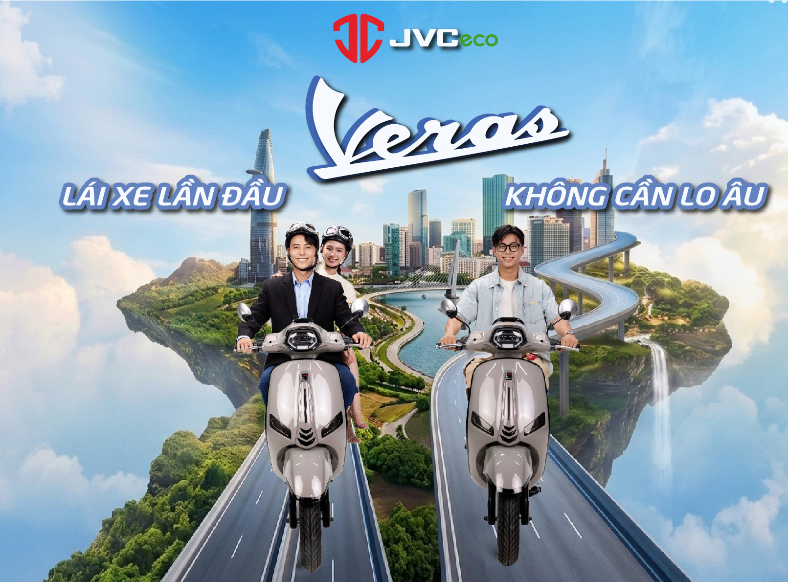 Xe điện JVC Veras: 5 ưu điểm giúp người mới dễ dàng làm quen khi sử dụng